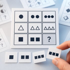 Abstract reasoning test