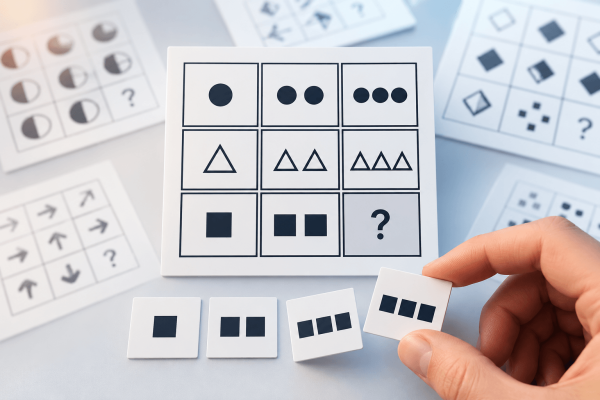 Abstract reasoning test